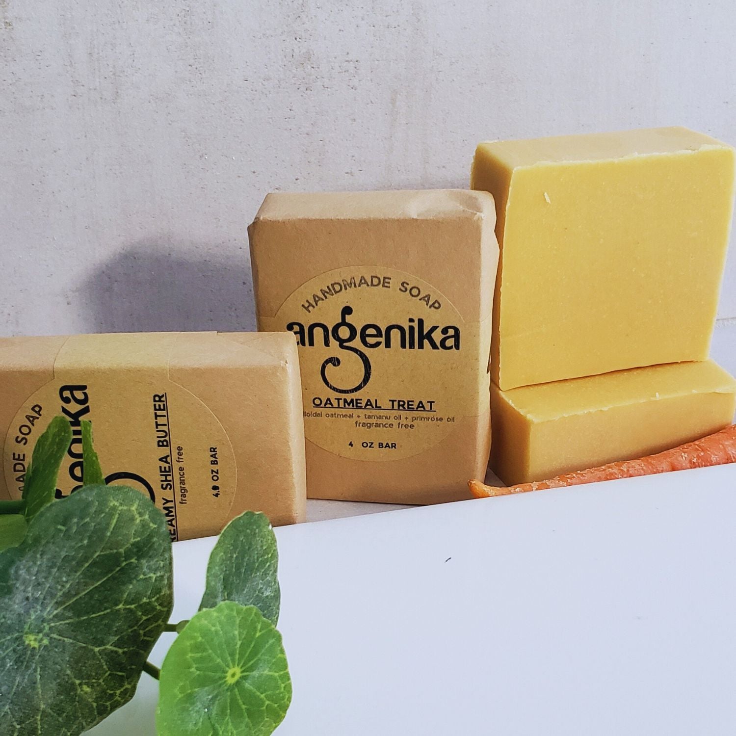 Oatmeal Treat Natural Bar Soap | unscented cleansing natural bar for sensitive skin