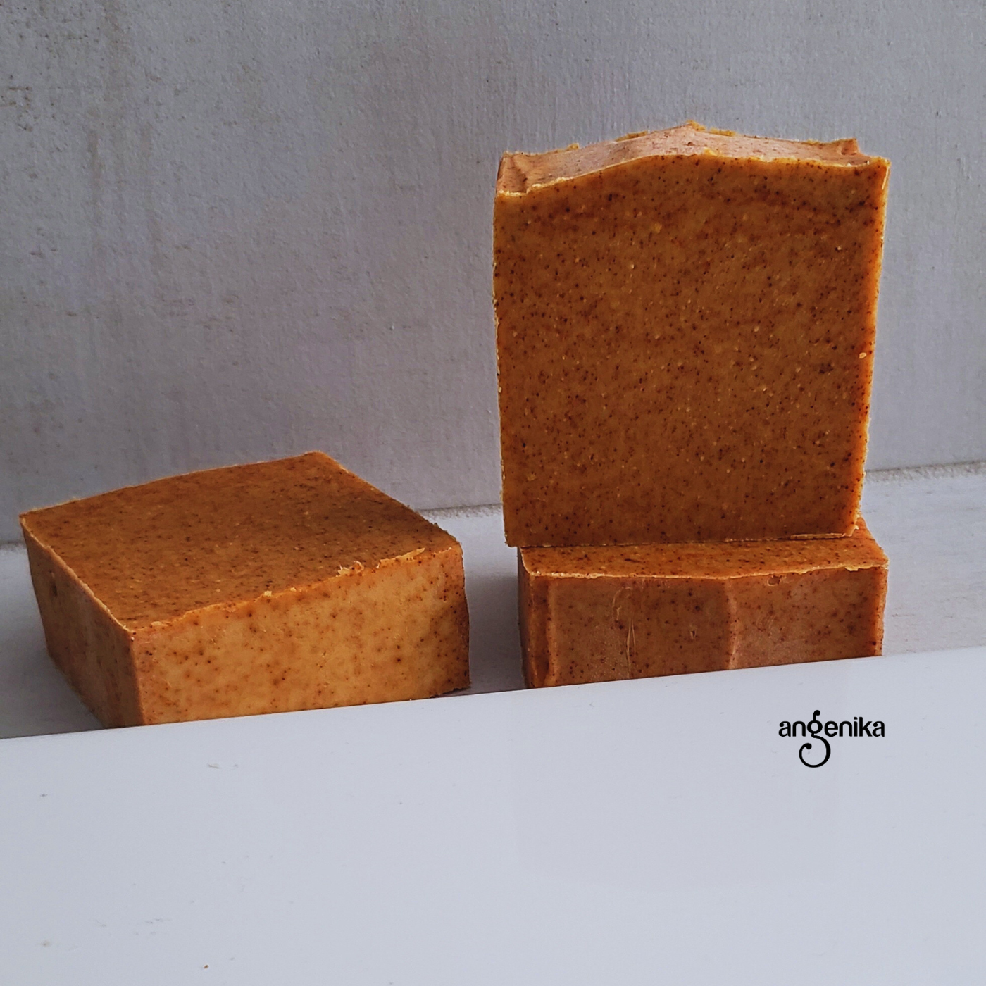 Turmeric, Lime and Honey Bar Soap | unscented facial cleansing natural soap for sensitive skin