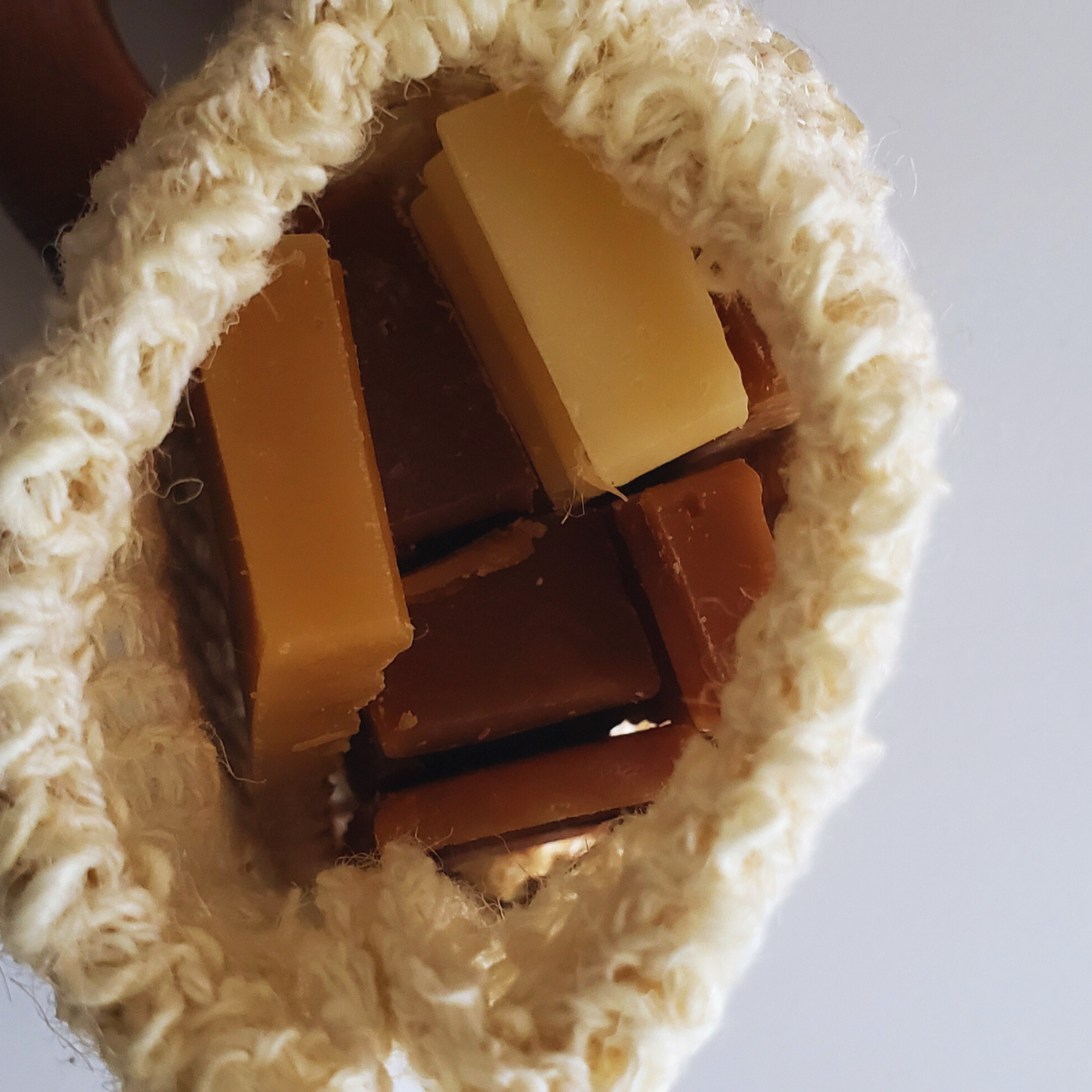 Zero-Waste Soap Saver Pouch | Exfoliating Eco-friendly Soap Grab Bag