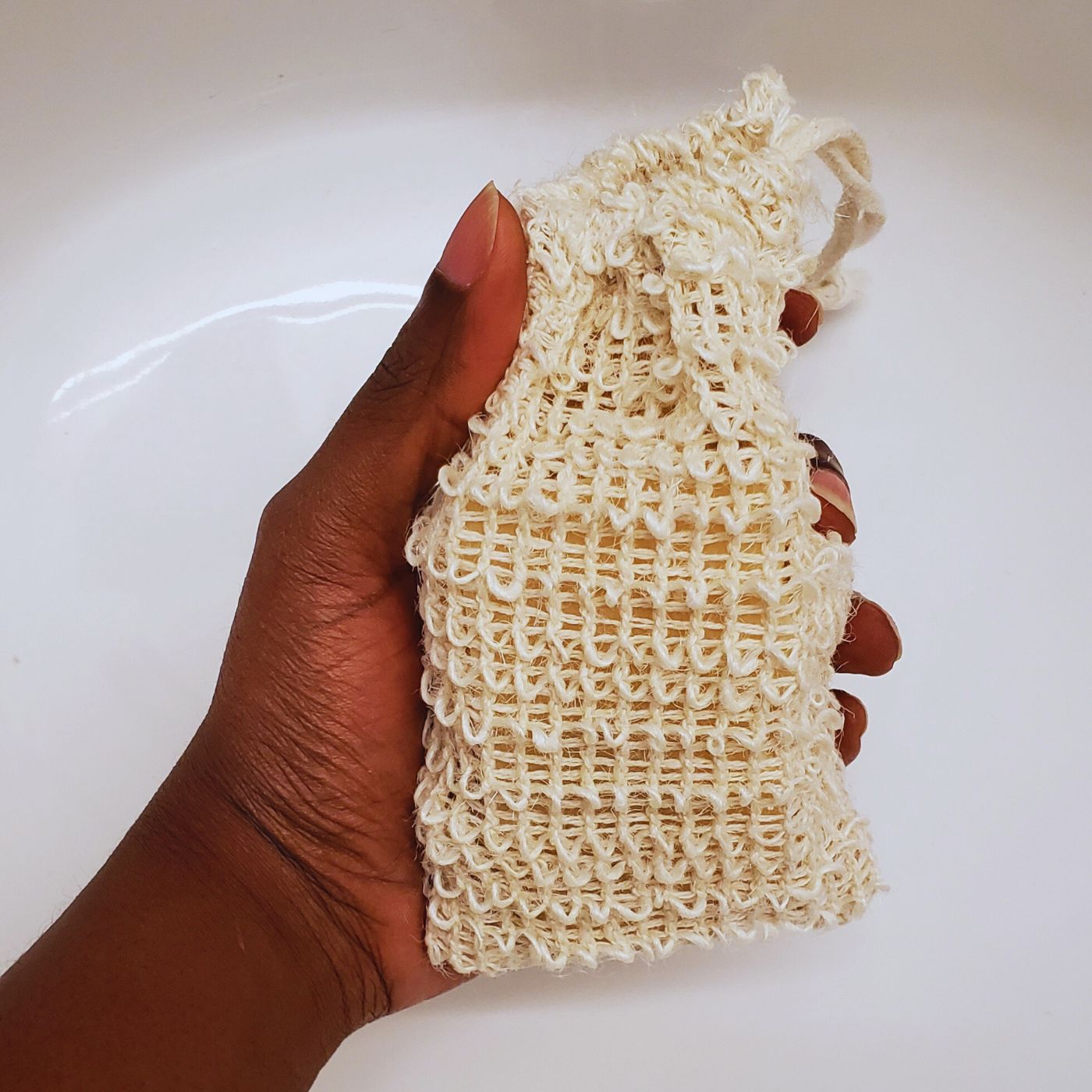 Zero-Waste Soap Saver Pouch | Exfoliating Eco-friendly Soap Grab Bag