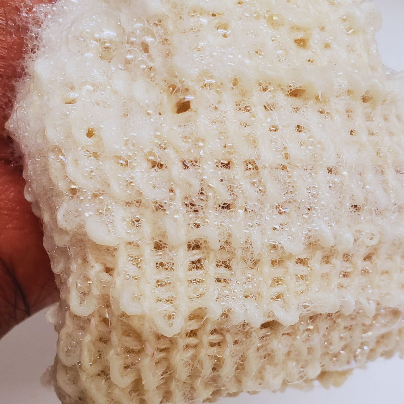 Zero-Waste Soap Saver Pouch | Exfoliating Eco-friendly Soap Grab Bag