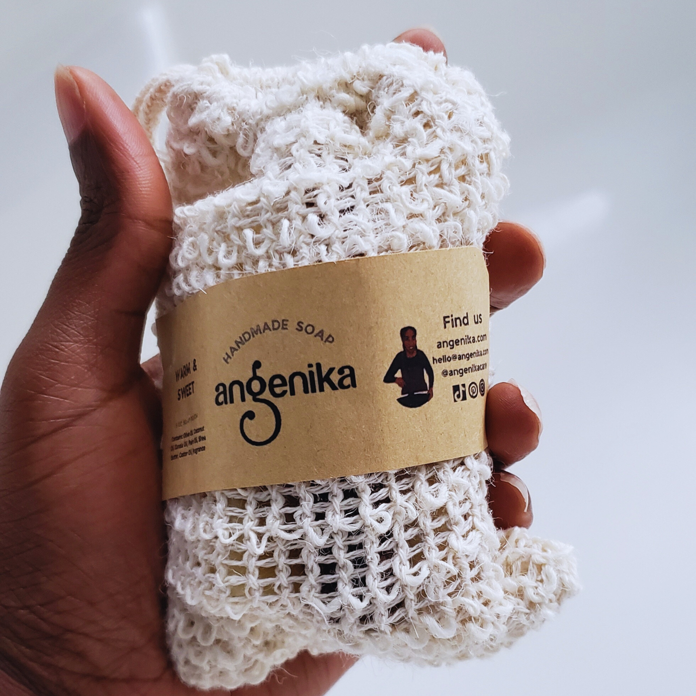 Zero-Waste Soap Saver Pouch | Exfoliating Eco-friendly Soap Grab Bag